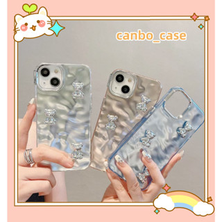 🎁ส่งของขวัญ🎁เคสไอโฟน สำหรับ 11 14 for iPhone Case 13 12 Pro Max น่ารัก ระดับสูง หมีน้อย กันกระแทก เคสนิ่ม เคสโทรศัพท์