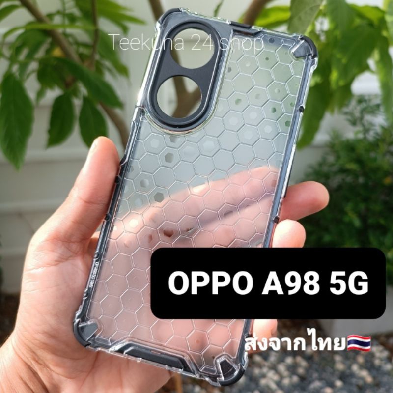 เคส Oppo A98 5G แบบกันกระแทก+กันกล้อง