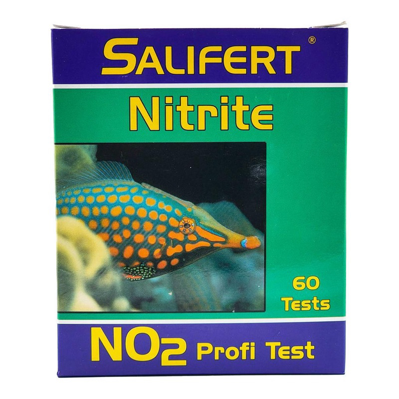 Salifert Nitrite (No2)ชุดวัดค่าของเสีย ไนไตรท์ ในน้ำ ใช้ได้ทั้งตู้ปลาน้ำจืดและน้ำทะเล