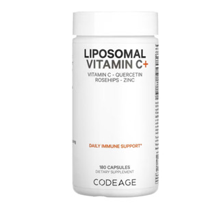 นำเข้า Codeage Vitamins Liposomal Vitamin C+, 180 Capsules