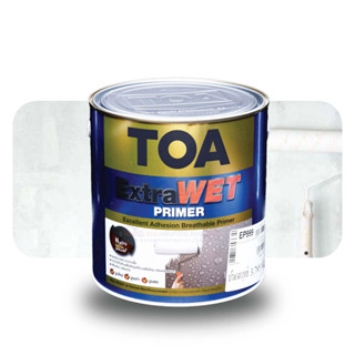 TOA ทีโอเอ สีรองพื้น ปูน เอ็กซ์ตร้า เวท ไพรเมอร์ TOA ExtraWET PRIMER