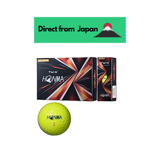 Honma ลูกกอล์ฟ สีเหลือง รุ่น Tw-X Btq2102 2021