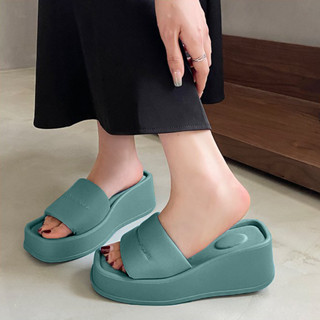 Jukoy ขายดีแนะนำ🎉รองเท้าแตะเสริมส้นทรงสุขภาพดี  รองเท้าพื้นน…