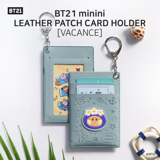 [พรีออเดอร์] BT21 minini Leather Patch Card Holder Vacance ของแท้💯⚠️อ่านรายละเอียดก่อนสั่งซื้อนะคะ