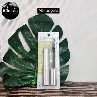 [Neutrogena] Healthy Volume Mascara 6 g นูโทรจีนา มาสคาร่า ขนตาหนาฟู ขนแปรงใหญ่