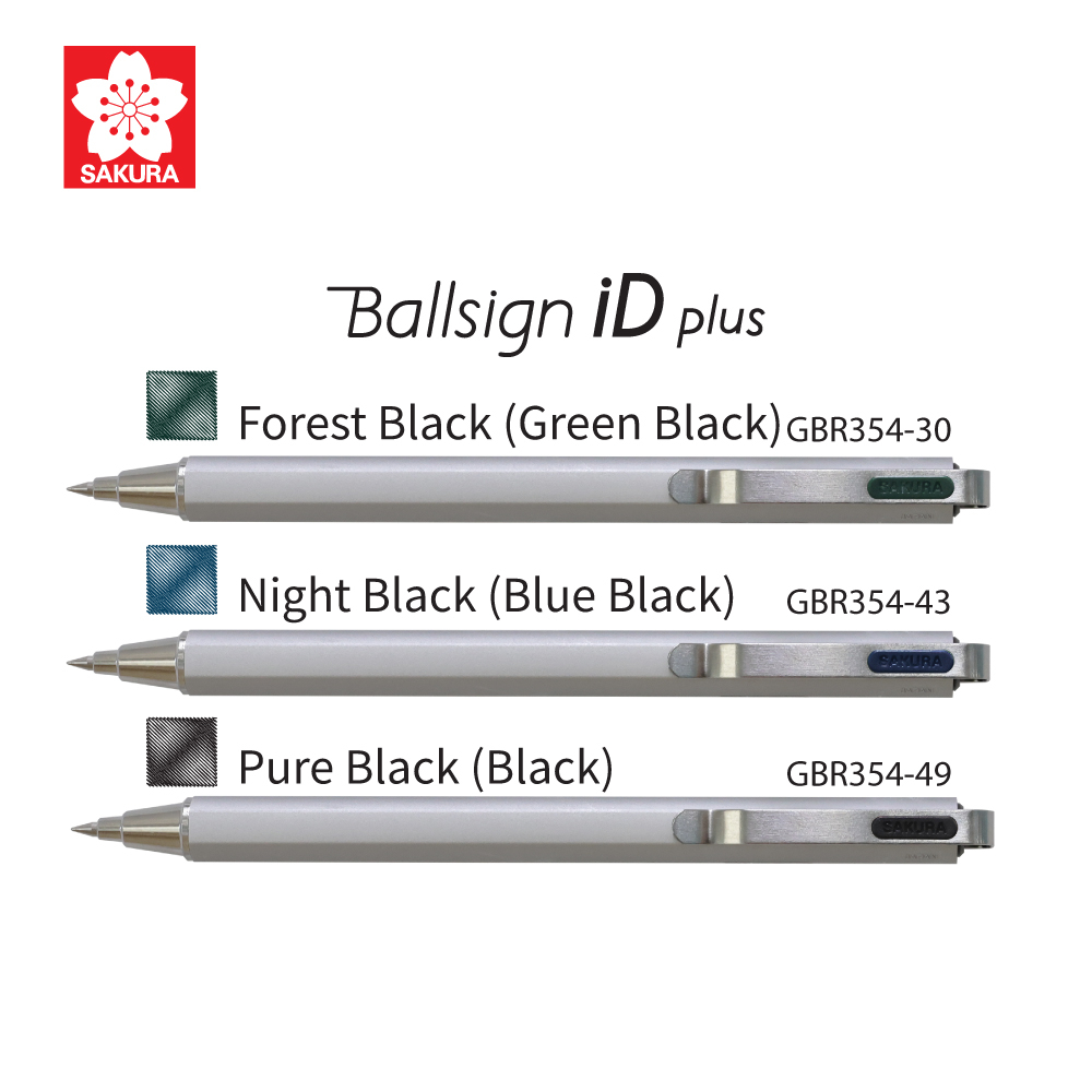 SAKURA (ซากุระ) ปากกาบอลไซน์ ไอดี พลัส  (BALLSIGN ID PLUS) 0.4mm น้ำหมึกโทนสีดำ ปากกาเจล ปากกาญี่ปุ่น รหัส GBR354 - รูปที่ 2