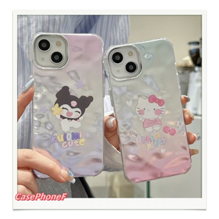 ✨ส่งของขวัญ✨เคส for iPhone 11 14 Pro Max Case for iPhone 12 13 ป้องกันการตก การป้องกัน HelloKitty สาวน่ารักหัวใจ ขรุขระ