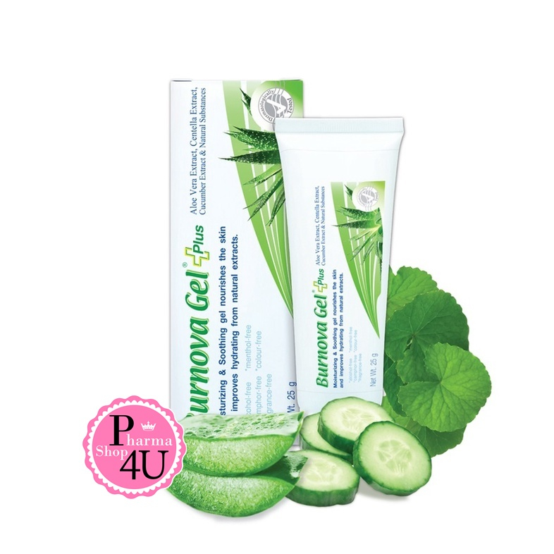 VITARA Burnova Gel Plus 70g เจลใสว่านหางจระเข้ ใบบัวบก แตงกวา  #153