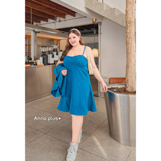 🎈Plussize เดรสคนอ้วน🎈 Bigsize  อก40-52  เอว35-44 สะโพก 60