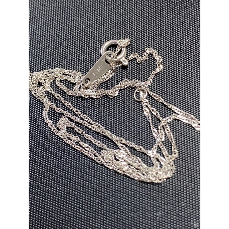 สร้อยคอทองคำขาวpt 850