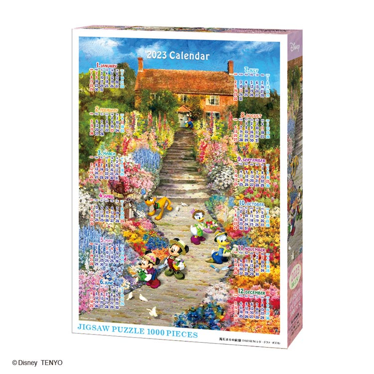 [สินค้าพรีออเดอร์] Tenyo Disney Sunny Garden (2023 calendar jigsaw puzzle) jigsaw puzzle จิ๊กซอว์นำเ