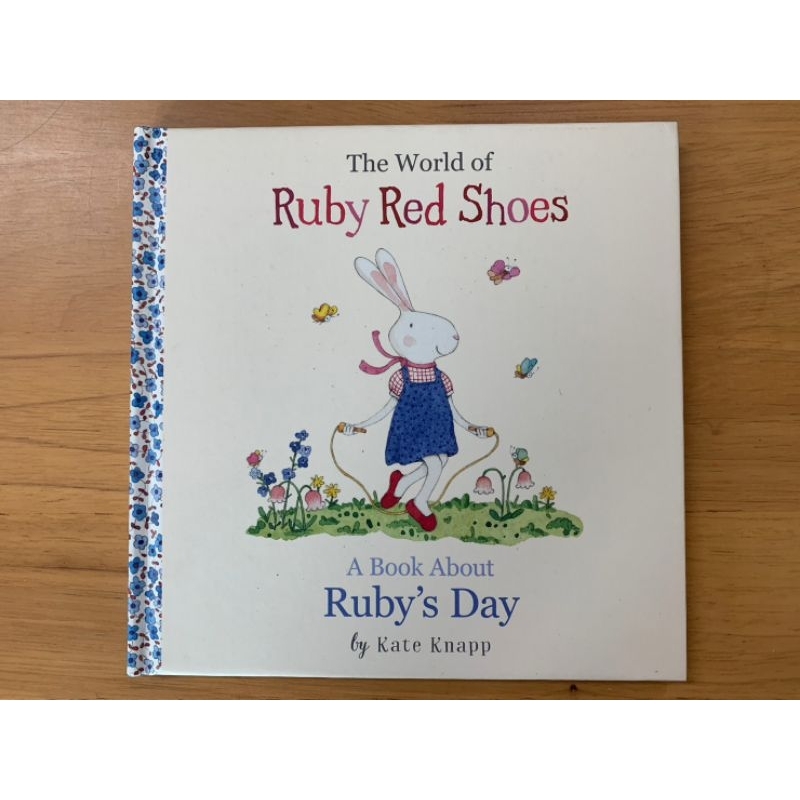 หนังสือนิทาน มือสอง เรื่อง "The World of Ruby Red Shoes, A Book About Ruby's Day"