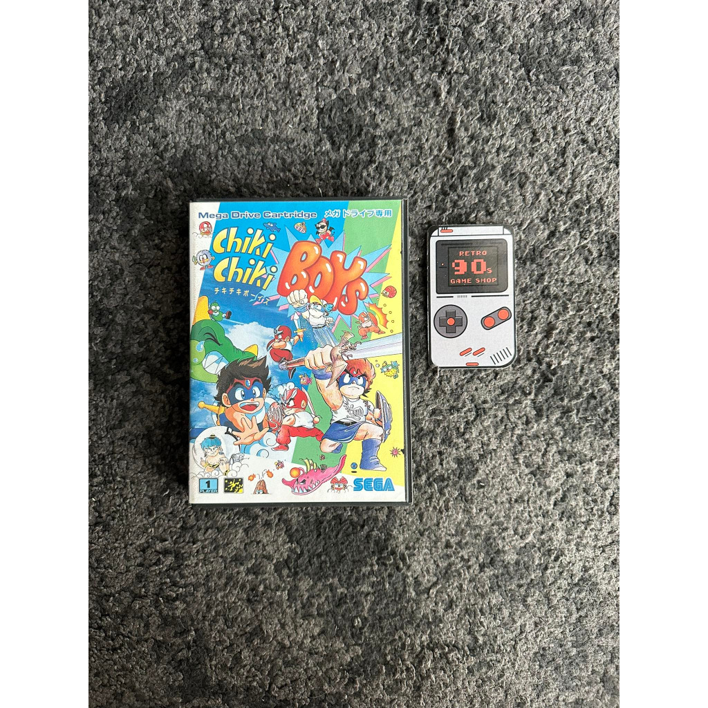 Sega Cartridge Megadrive 16 Bit Chiki Chiki Boys Boxed / Japan