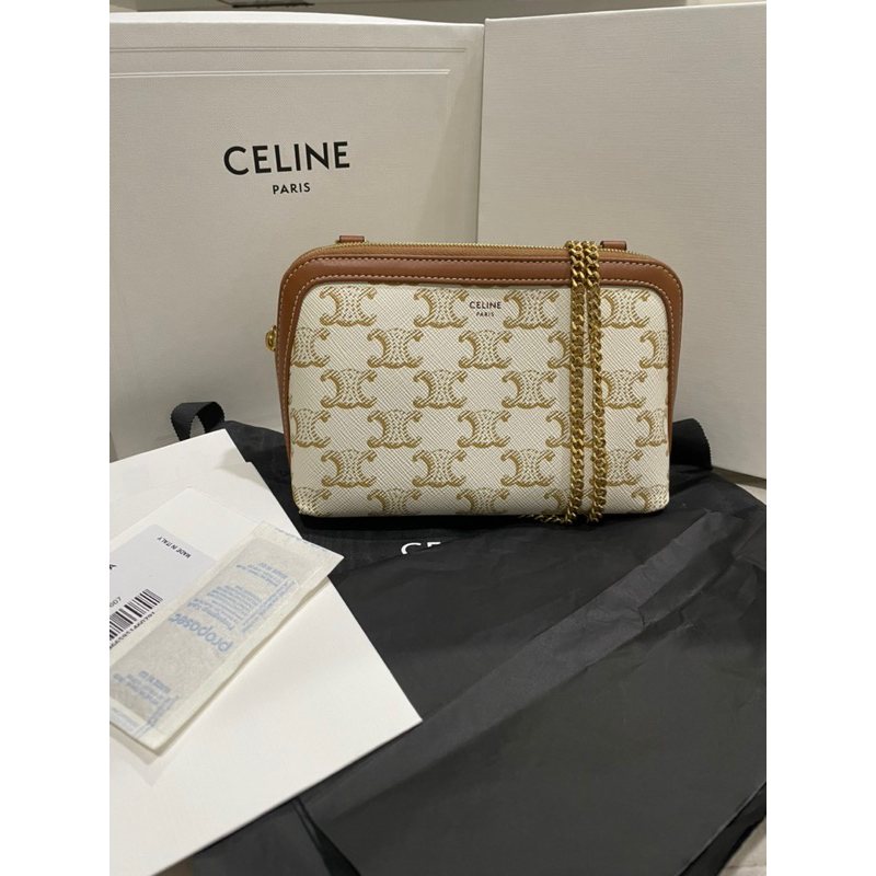 Celine clutch with chain Y.22