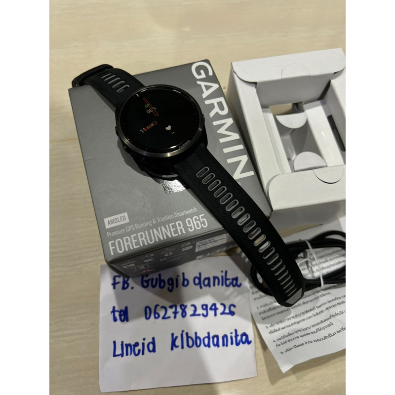 Garmin FR965 ราคาสบาย ใหม่ เเกะกล่อง อายุ1เดือนเศษ