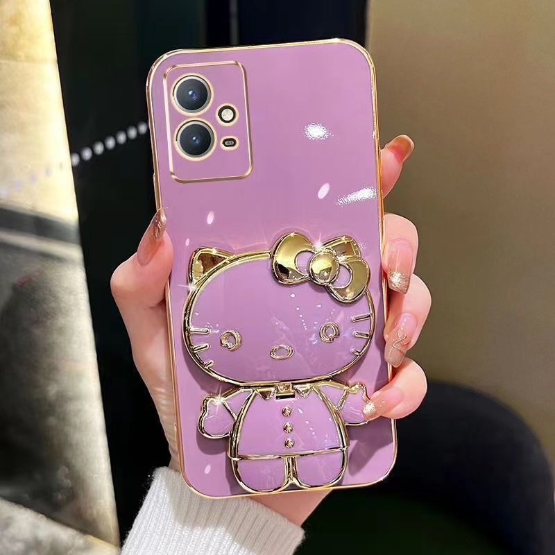 ส่งจากไทย เคส ขาตั้ง KT สำหรับรุ่น vivo y21 y21T Y33T Y33S Y15S Y01 Y16 Y02S Y02 Y02A Y02T Y71 Y22 T1X เคสโทรศัพท์