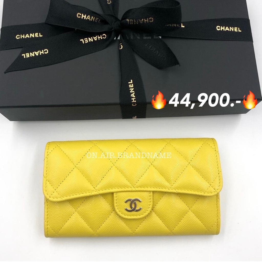 New chanel sarah medium flap wallet สีสดใสมาก