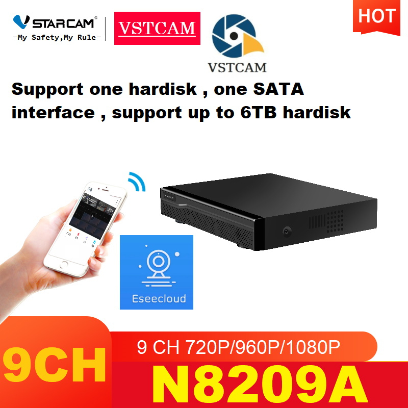 Vstarcam Eye4 NVR-9ช่อง  รุ่น N8209 9CH รองรับ6K