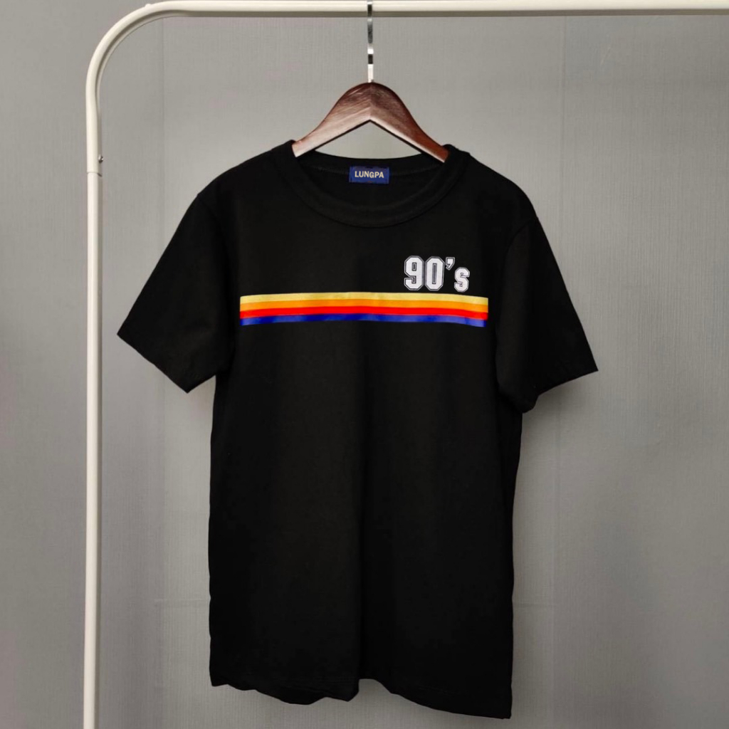 (พร้อมส่ง) เสื้อยืด 90S ACROSS - ผ้า Cotton100%