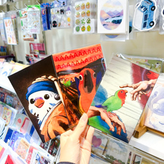 โปสการ์ด BobBird museum [GLITTERING]