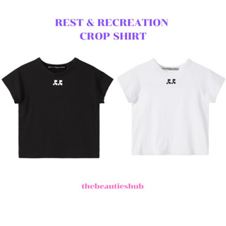 พร้อมส่ง เสื้อครอป Rest and Recreation แท้100%