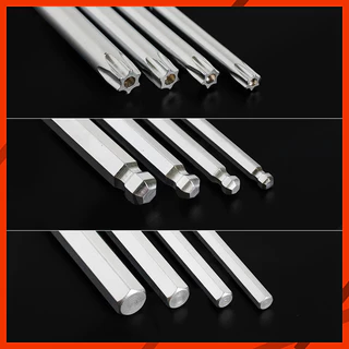 MUSCLE COW.Hexagon ชุดประแจ แอล หกเหลี่ยม ชุดกุญแจ หกเหลี่ยม ยาวพิเศษ 9 ชิ้น มี 3 แบบให้เลือก หัวตัด หัวบอล และ หัวดาว