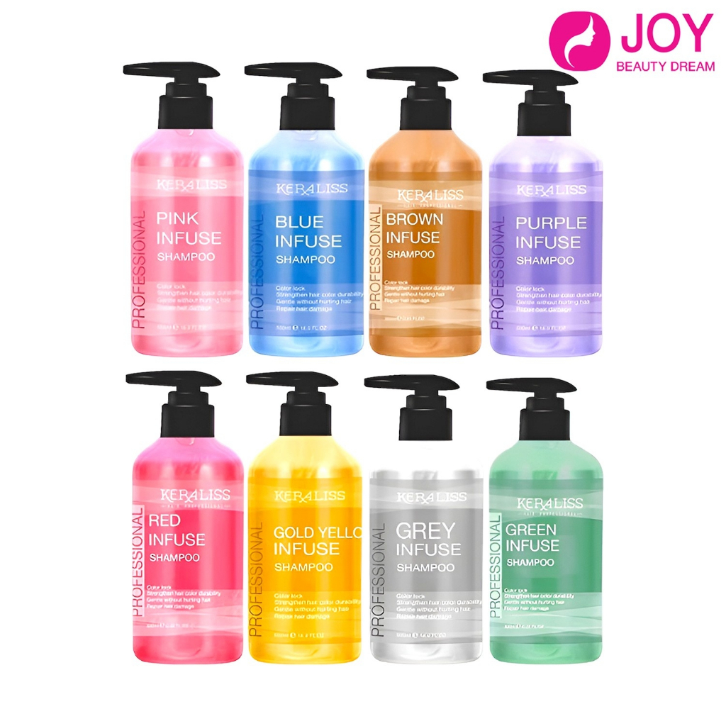 (พร้อมส่ง) KERALISS แชมพูล๊อค/เติมสีผม 300 มล.