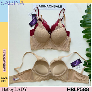 รหัส HBLP588 Sabina เสื้อชั้นใน (มีโครง) รุ่น Habpy Lady รหัส HBLP588BK สีดำ HBLP588CD สีเนื้อ HBLP588RD สีแดง