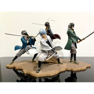 [4ตัว] Gintama Set สงครามขับไล่ต่างแดน Sakata Gintoki Shiroyasha Katsura Takasugi Sakamoto figure ichiban Kuji กินทามะ