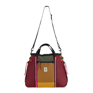 Topo Designs กระเป๋าเป้สะพายข้าง รุ่น MOUNTAIN GEAR BAG BURGUNDY DARK KHAKI