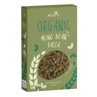 ออไรท์ เส้นพาสต้า จากถั่วเขียว ออร์แกนิค 250 กรัม - Organic Mungbean Pasta Gluten Free 250g Allrite brand