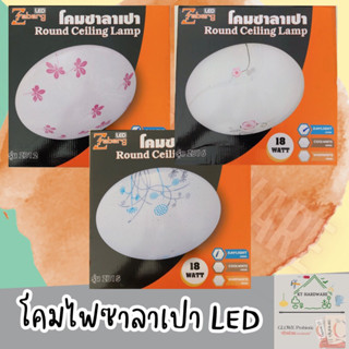 🔥ชุดประหยัด🔥 โคมไฟซาลาเปา LED ZEBERG 18W