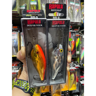 เหยื่อปลอม RAPALA RR 9 สี HT FSD PRT TILและสีหายาก GF PCH