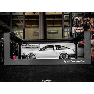 RWB AE86 White/Black With 4A-G engine 1:18 (IG)