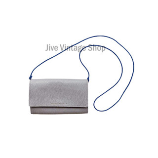 กระเป๋าสตางค์ใบยาวพร้อมสาย crossbody หนังเทียม BEAMS LIGHTS แบรนด์แท้ จากประเทศญี่ปุ่น มือสองสภาพดี