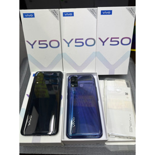 ‼️VIVO  Y50[Ram8+128GB]เครื่องศูนย์ไทยสภาพใหม่‼️#อุปกรณ์ครบชุด#แถมเคส แถมฟีมล์กระจก
