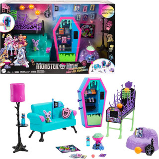 Monster High Student Lounge Playset, Furniture And Accessories รุ่น HNF67