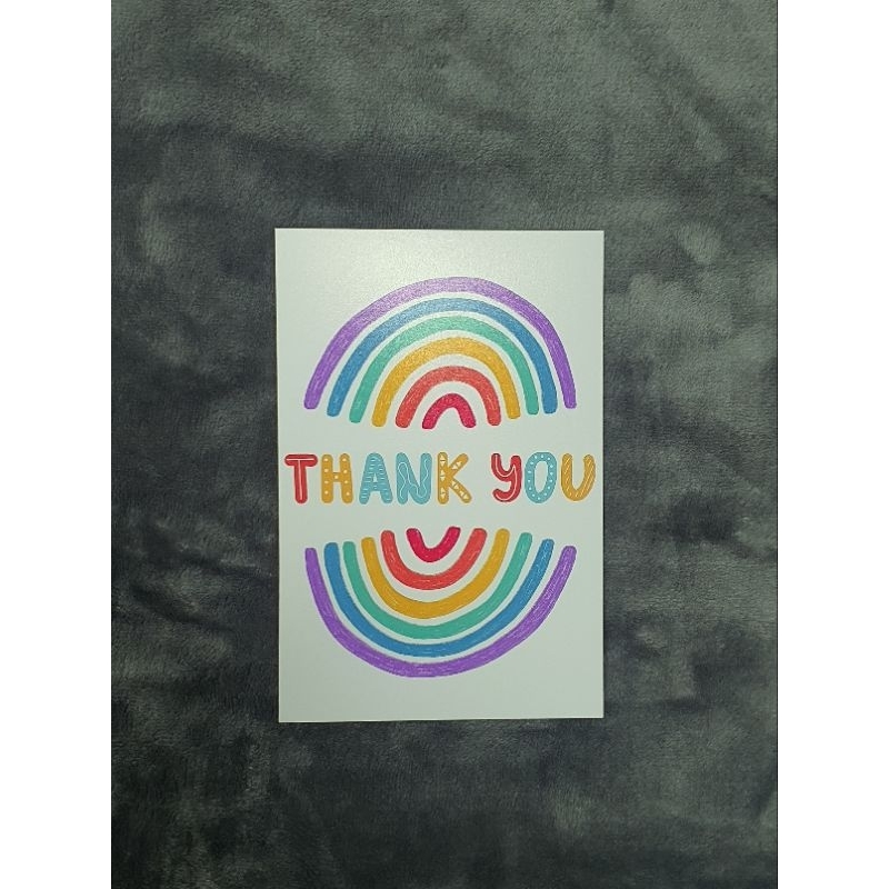 การ์ดติดบอร์ด แปะผนัง เซ็ท Thank You ลาย Thank You4