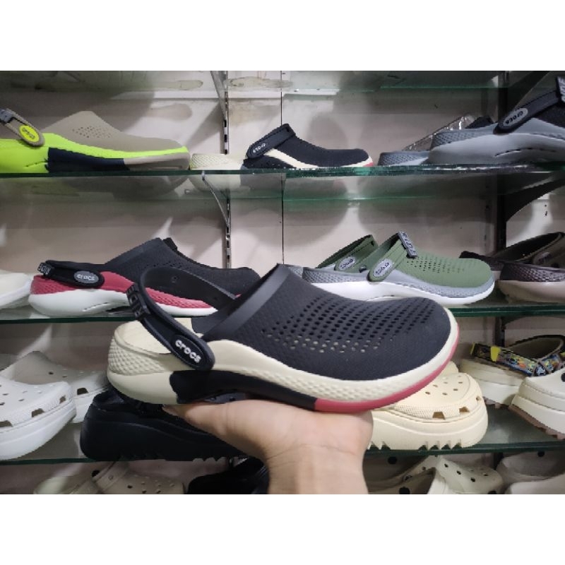 Crocs360 Lite Ride Clog รองเท้าแตะ แบบลำลอง มาใหม่สุดฮิต ใส่ได้ทุกเพศ