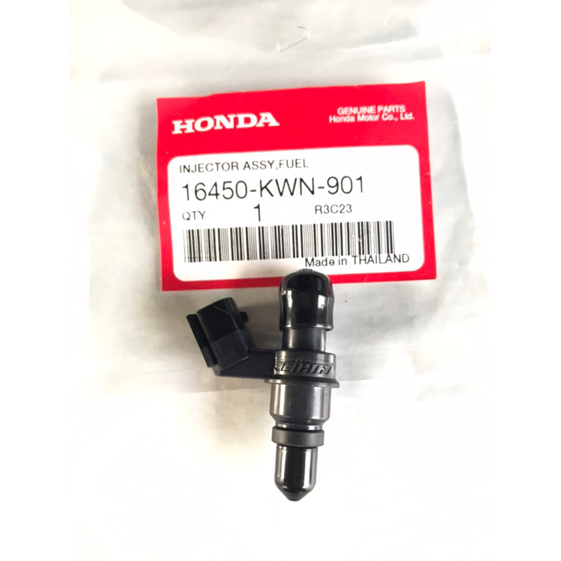 ชุดหัวฉีดน้ำมันเชื้อเพลิง  PCX125 HONDA แท้เบิกศูนย์ รหัส 16450-KWN-901 (6 รู J)