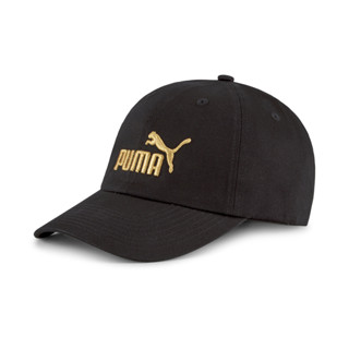 [ลิขสิทธิ์แท้] Puma ESS Cap - Puma Black/Gold หมวกแก๊ป พูม่า แท้