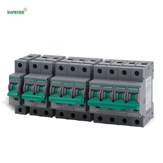 Suntree DC Breaker รุ่น SL7N-63 2P และ SL7N-63 4P เบรกเกอร์ DC เบรกเกอร์โซล่าเซลล์ ไฟกระแสตรง เซอร์กิตเบรกเกอร์MCBซันทรี