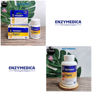 [Enzymedica] Digest 30 or 90 Capsules เอนไซม์ย่อยอาหาร สุขภาพทางเดินอาหาร