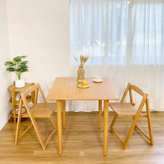 MAAI Design Haru Table โต๊ะทานข้าว 80x80 สไตล์ญี่ปุ่น มินิมอล โคซี่