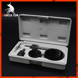 MUSCLE COW โฮลซอเจาะประตูใส่ลูกบิดประตู โฮลซอเจาะลูกบิดฟันเลื่อย.