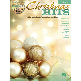 Christmas Hits Beginning Piano Solo Play-Along Volume 4 Beginning Piano Solo Play-Along Softcover with CD