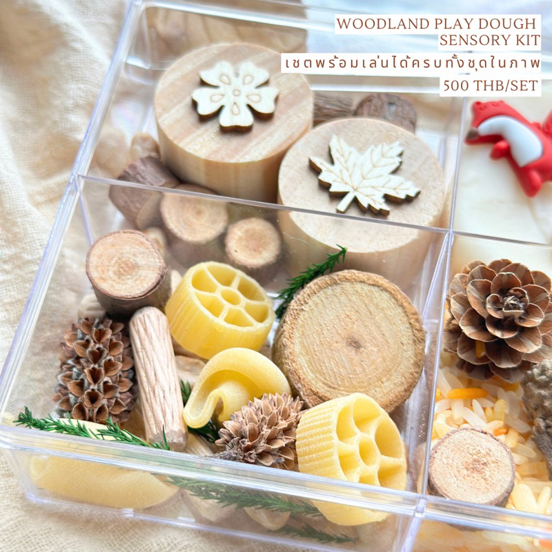 Woodland Play Dough Sensory Kit - รูปที่ 2