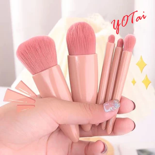 YOTAI เซ็ตแปรงแต่งหน้า​ 5ชิ้น​พร้อมถุง+กล่อง