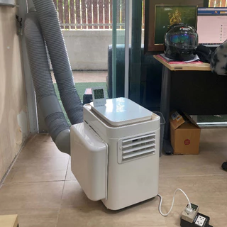 อุปกรณ์ชุด 2 ท่อแอร์เคลื่อนที่ วิมานแอร์ 9000 BTU ใช้งานกับห้อง/เต็นท์ได้