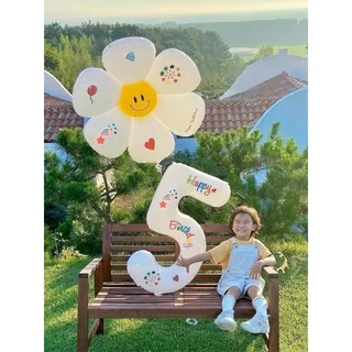 ร้านไทย ส่งไว ลูกโป่งตัวเลขสีขาว ลูกโป่งวันเกิด 32 นิ้ว 40 นิ้ว